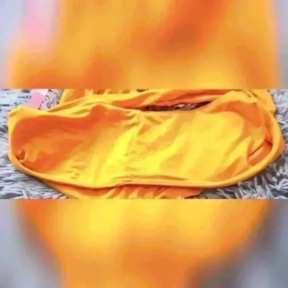 NWT Victoria's Secret Orange Beach Bikini Vacation Swim Bottom w/ Cut Out SZ M - Picture 3 of 4